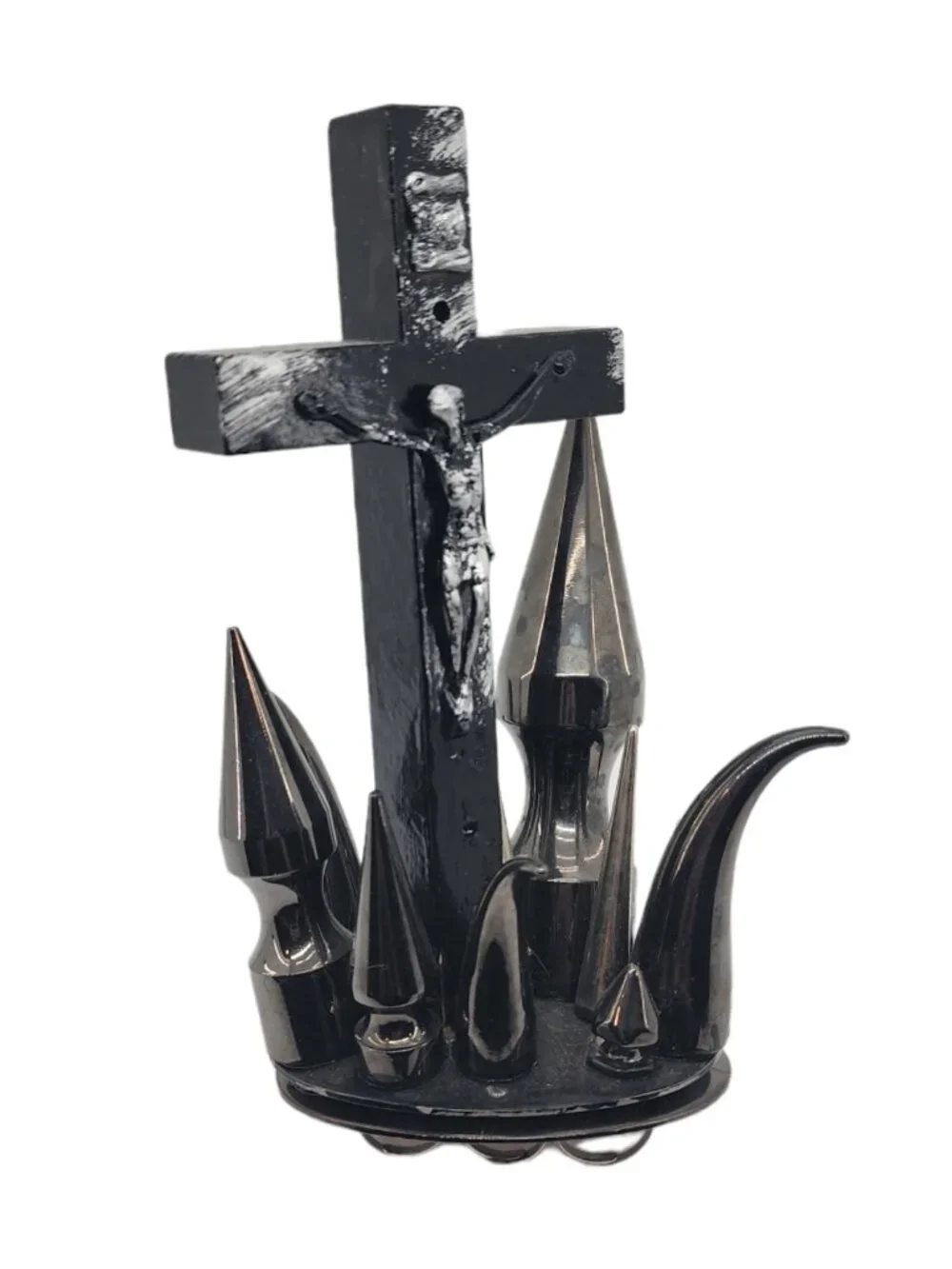 GASOLINE GLAMOUR JUDAS SPIKE RING✞✟♠️ - Picture 6 of 10